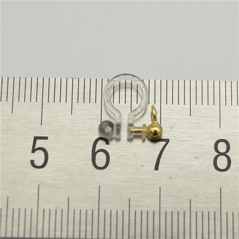 50 шт. пластиковые прозрачные зажимы для сережек | Украшения и аксессуары