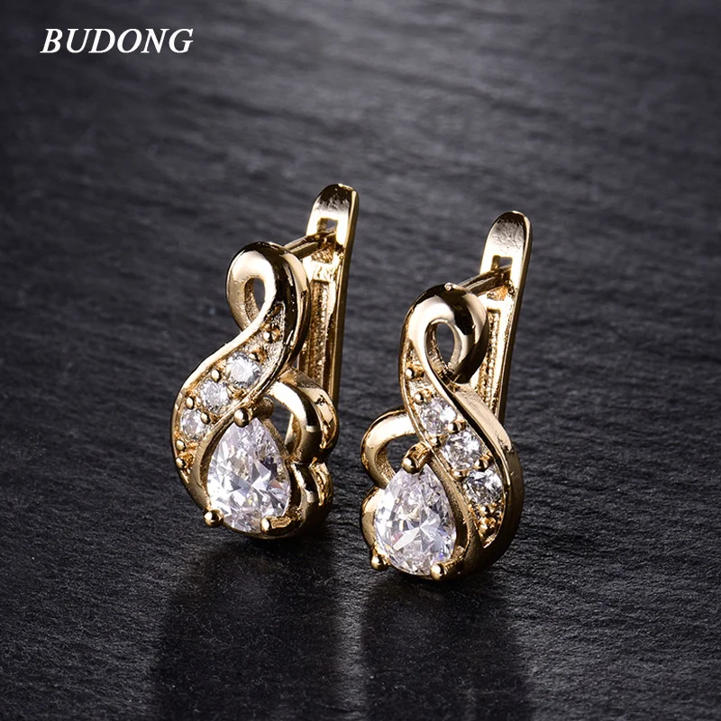 Женские серьги-кольца E194 маленькие серебряного/золотого цвета с 3 вида цветов и