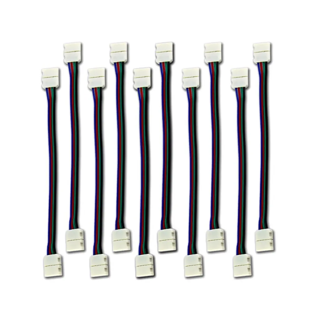 10 шт. светодиодный светильник 5050 RGB 4 проводника ширина мм | Лампы и освещение