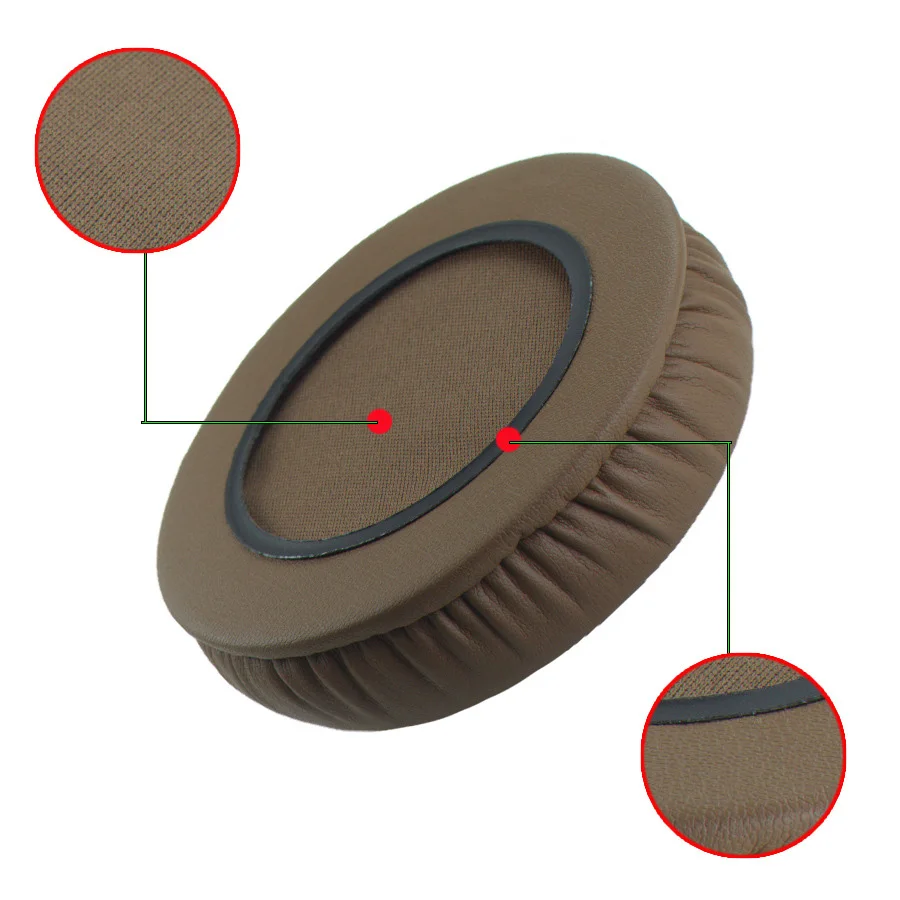 NEW Universal Brown Ear Pads Comfortable Replacement Earpads Cover Cushion Soft Foam Warm Care Headphones | Электроника