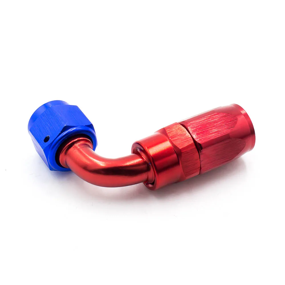 CNSPEED AN6 фитинги AN06 алюминиевые 90 градусов масло/топливо/поворотный угловой фитинг