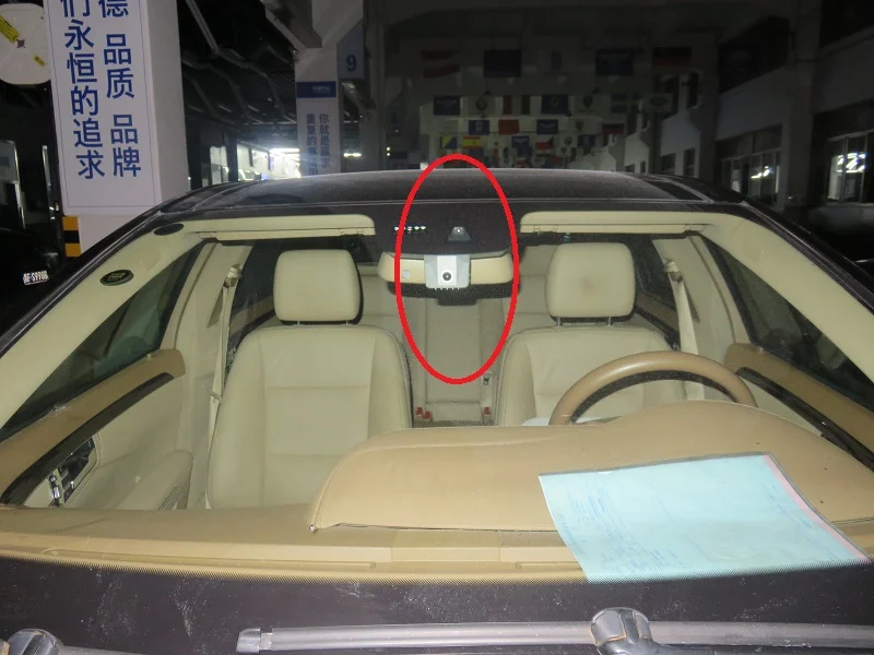 Скрытый Автомобильный видеорегистратор для Benz W221 Wifi камера черная коробка