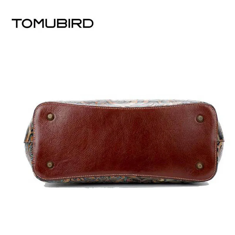TOMUBIRD 2020 новая улучшенная кожаная сумка с тиснением в стиле ретро от известного