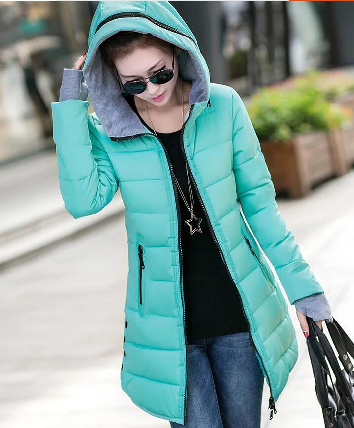 Пальто женское длинное с хлопковой подкладкой на весну/зиму|jacket woman winter coat|women