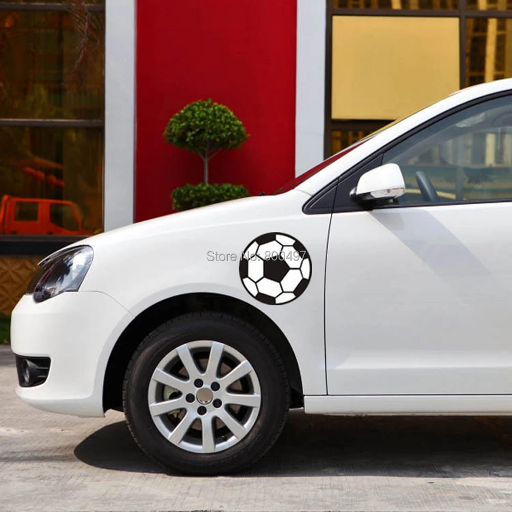 10х машина Стикеры футбольные украшения Наклейка для Opel Lada Peugeot Benz Chevrolet Тесла|for