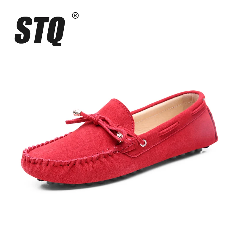 Женские мокасины STQ замшевые лоферы на плоской подошве весну 2020|flat shoes|flat shoes womenwomen