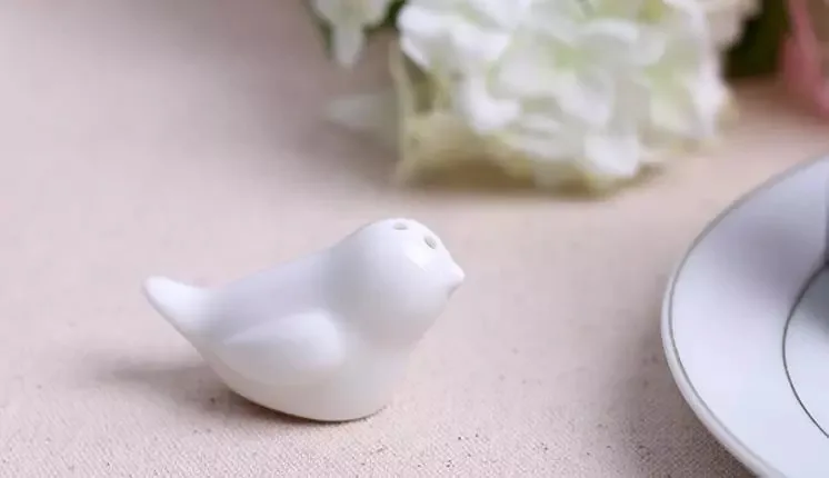 Любовь Птица Солонка и перец шейкер Свадебные сувениры diy подарки для гостей