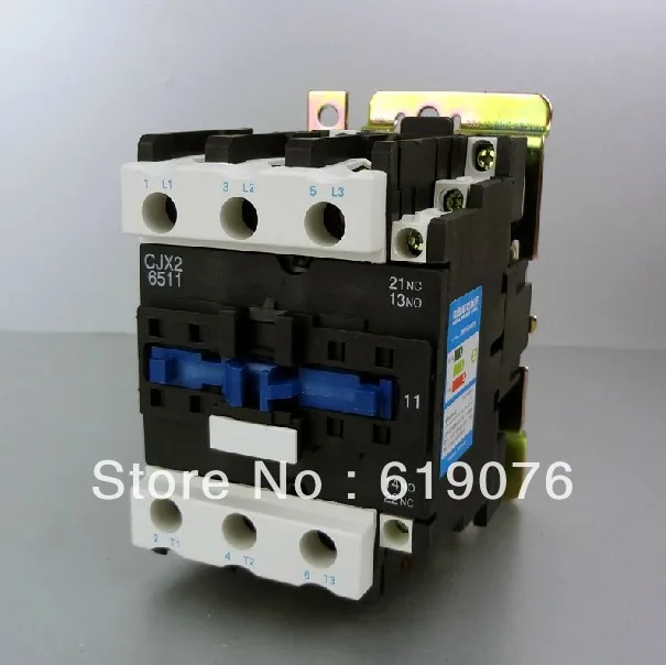 Двигатель реле стартера CJX2 6511 контактор переменного тока 220V 380V 50A Напряжение