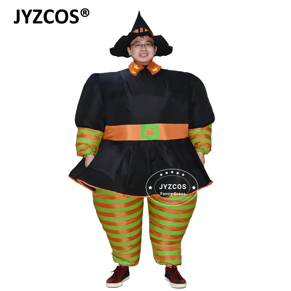 JYZCOS надувной костюм ведьмы для взрослых костюмы на Хэллоуин женщин Пурим