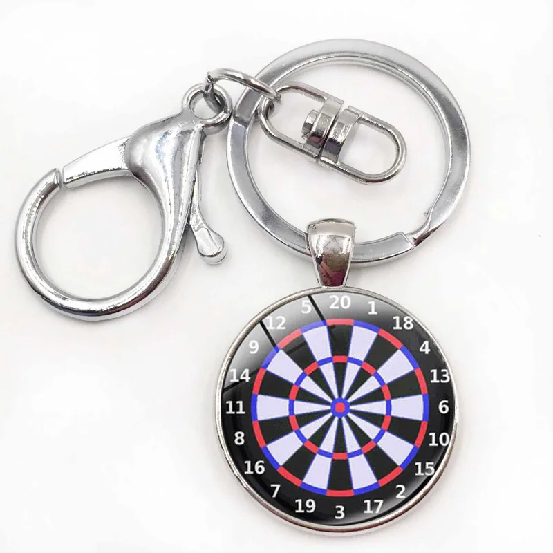 Винтажный Dartboard брелок ювелирный для дротиков игровой брелок-дротик держатель
