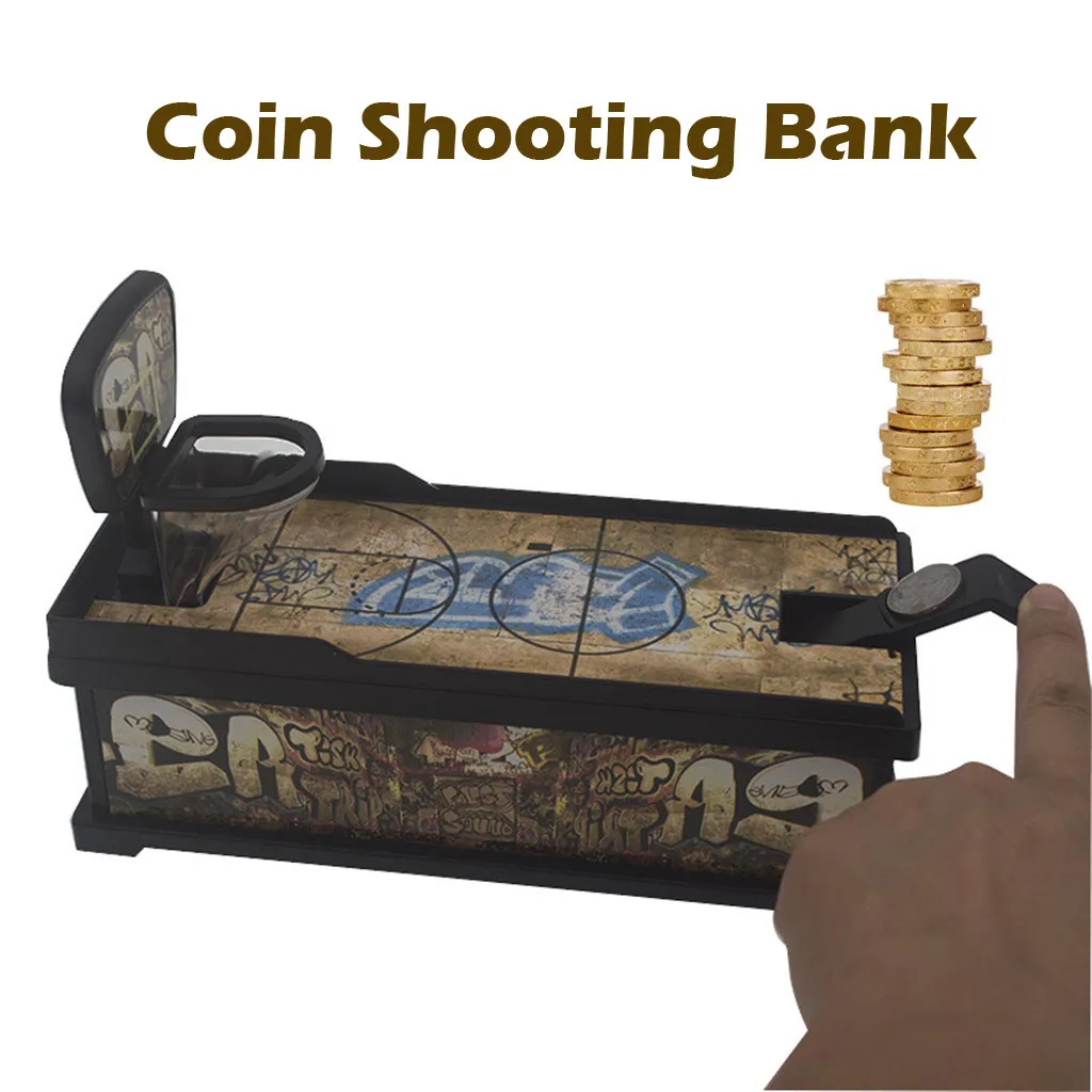HIINST Coin Shot Bank декомпрессия Сделай Сам настольная игра в баскетбол Интерактивная