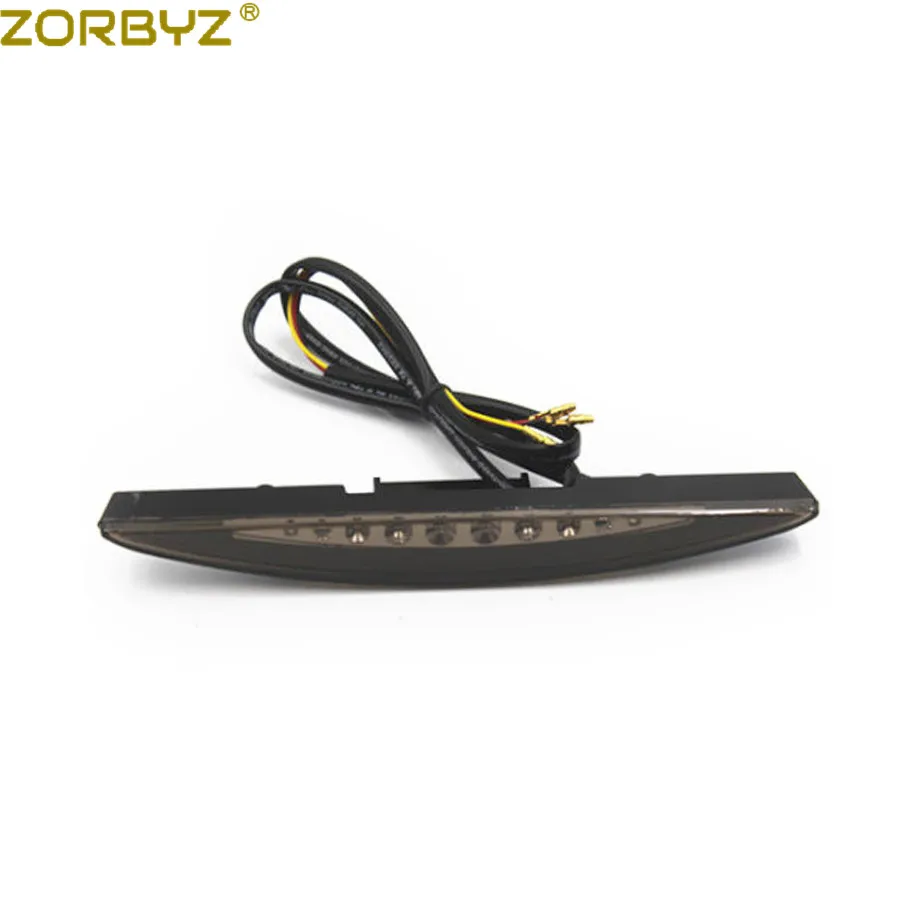ZORBYZ Мотоцикл Дым/прозрачный/красный светодиодный задняя крышка крыла тормозной