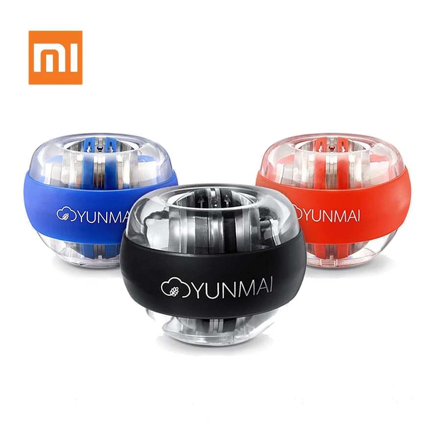 Xiaomi Mijia Yunmai Wrist Ball Trainer Powerball LED Gyroball Essential Spinner Gyroscopic Forearm Exerciser Gyro Fitness Ball