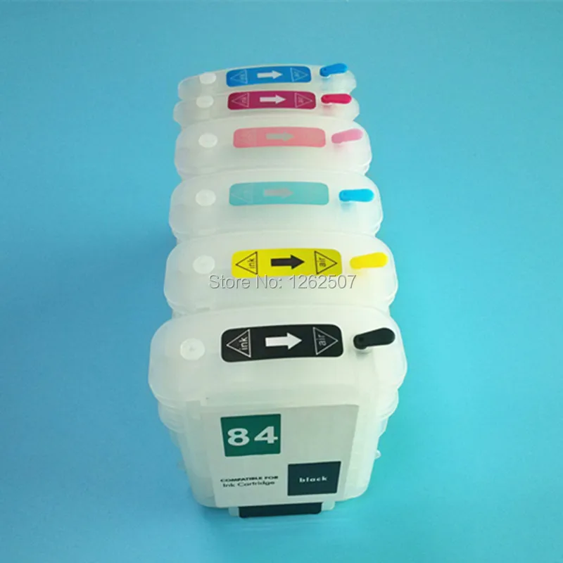 BOMA HP84 HP85 заправляемые картриджи с чипами ARC для принтеров HP Designjet 30 90 130 84 85 |