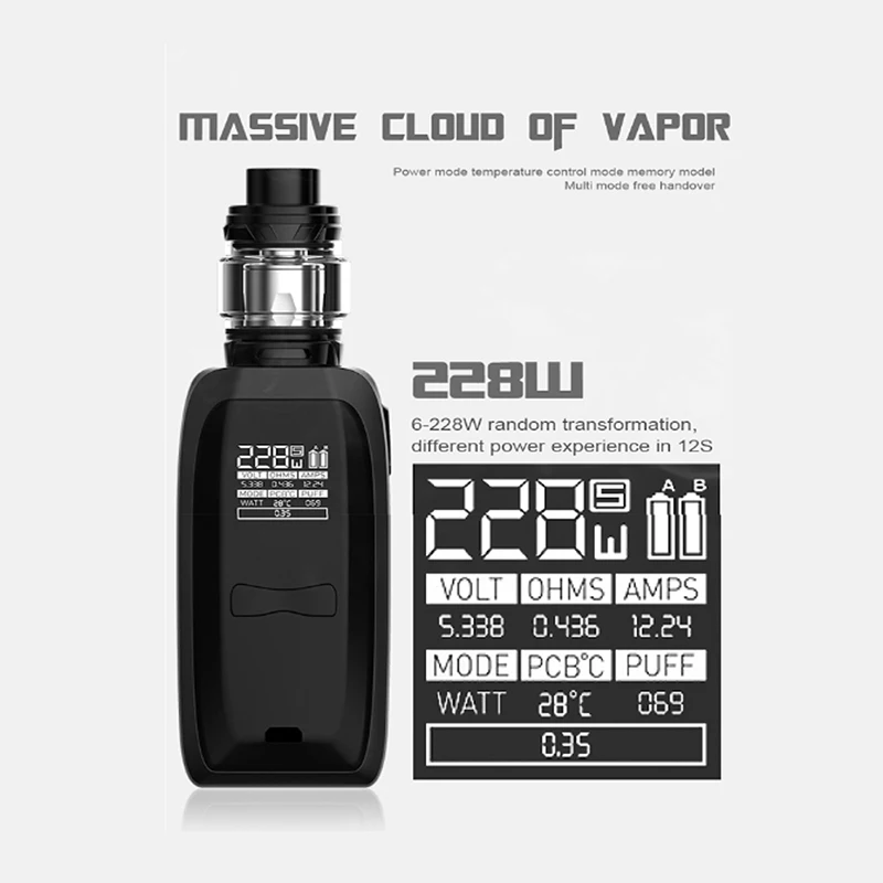 Квадроциклы блейд 228 Вт комплект 510 нить 5 мл SR-11 RDA танк чистый вкус огромный