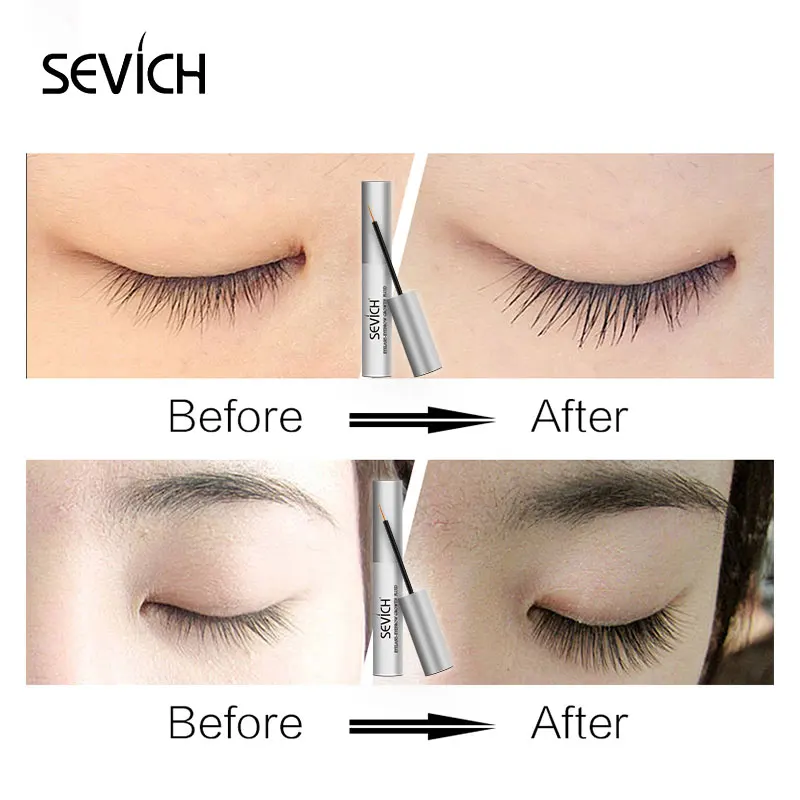 Сыворотка для роста ресниц Sevich натуральная медицина макияж тушь лечение мощное