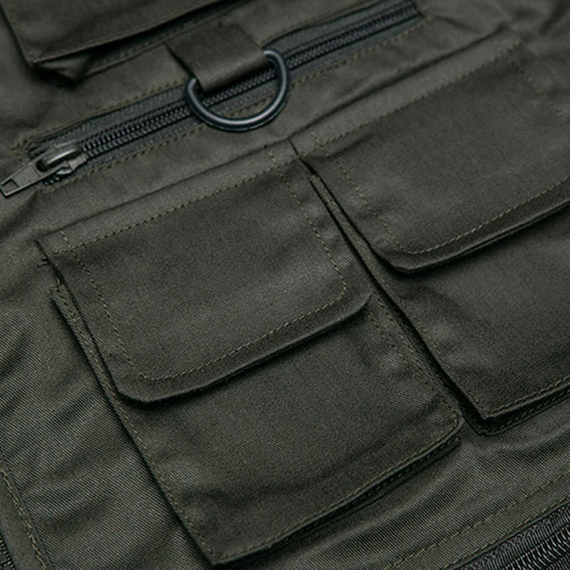 Жилет мужской карго со множеством карманов военный жилет для фотосъемки рабочая