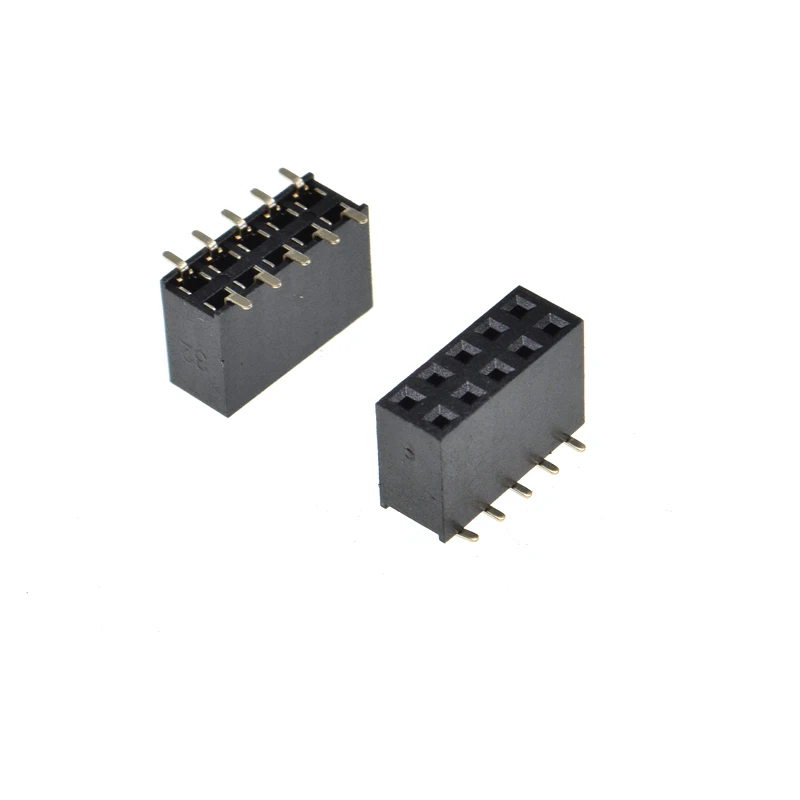 SMT SMD 2X5 PIN двойной прямой ряд Женский контактный разъем 2 54 мм 2*5 10PIN 2x5 P 2x5pin для