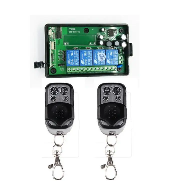 Топ AC 85V ~ 250V 110V 220V 4CH RF Беспроводная система дистанционного управления/РАДИО