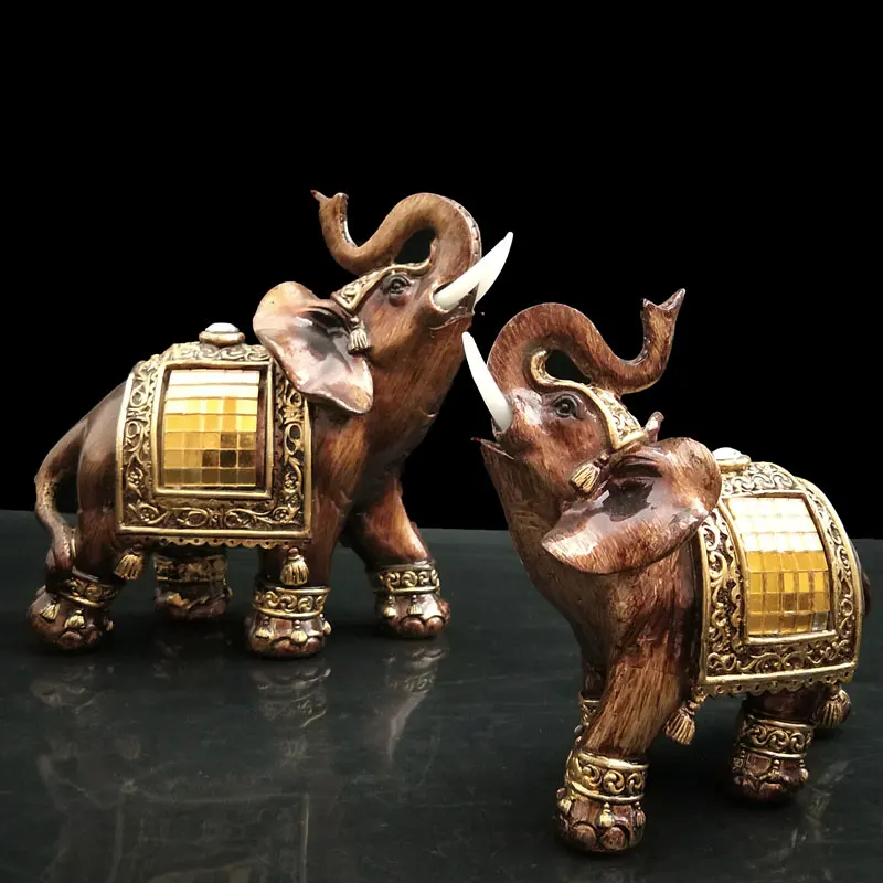 Фэн шуй статуя счастливого слона из смолы|accessories accessories|accessories miniatureaccessories garden |