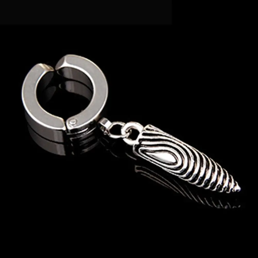 18 DreamBell, мужские клипсы в стиле хип-хоп, модные, в стиле рок, гипоаллергенные, в форме Креста, титановая сталь, серьги-клипсы, аксессуары - Окраска металла: 18