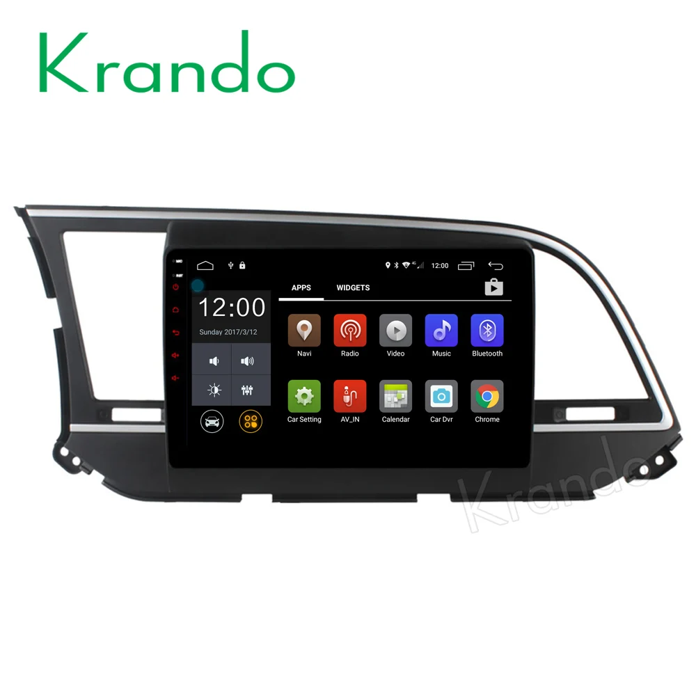 Krando 10 1 &quotAndroid 7 Автомобильная навигационная и мультимедийная система для Hyundai