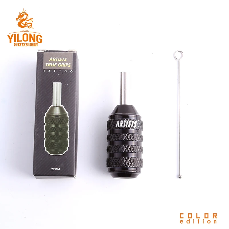 

27mm Aluminum Tattoo Grip Tube With 1 Needle Barble For Cartridge Tattoo Needle Rotary & Coil Tattoo Machine Gun
