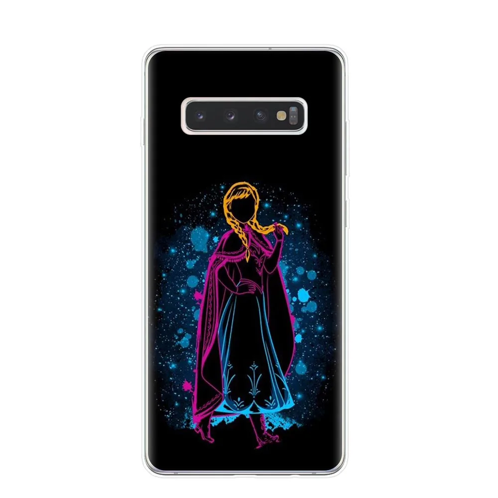 Милый чехол Белоснежка Алиса Русалочка Ститч Бэмби для samsung Galaxy S6 S7 Edge S8 S9 S10 Plus Lite 5G S10E TPU чехол для телефона