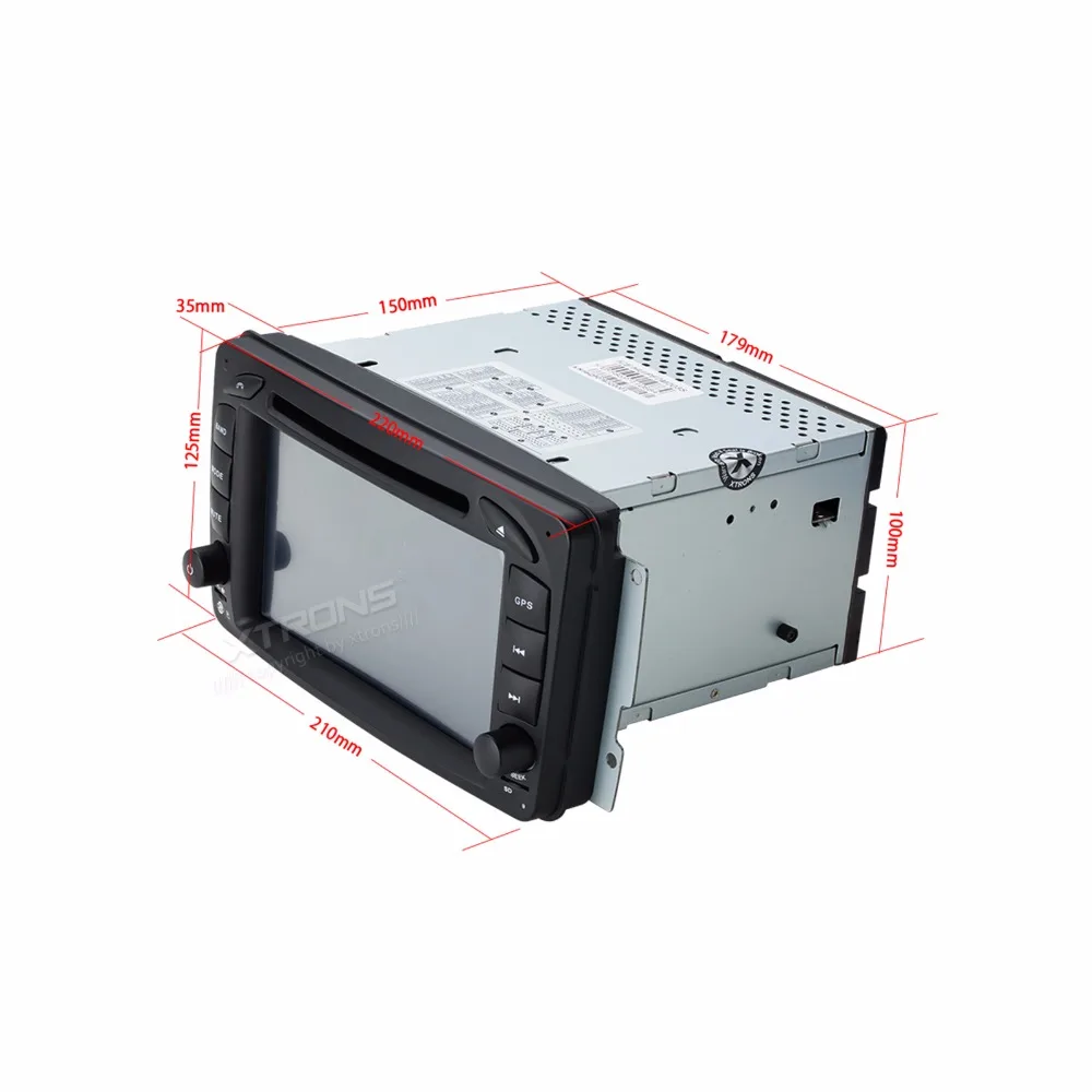 XTRONS 7 дюймов 2 din автомобильный DVD плеер с can bus GPS навигации для Mercedes Benz A W168/c класс