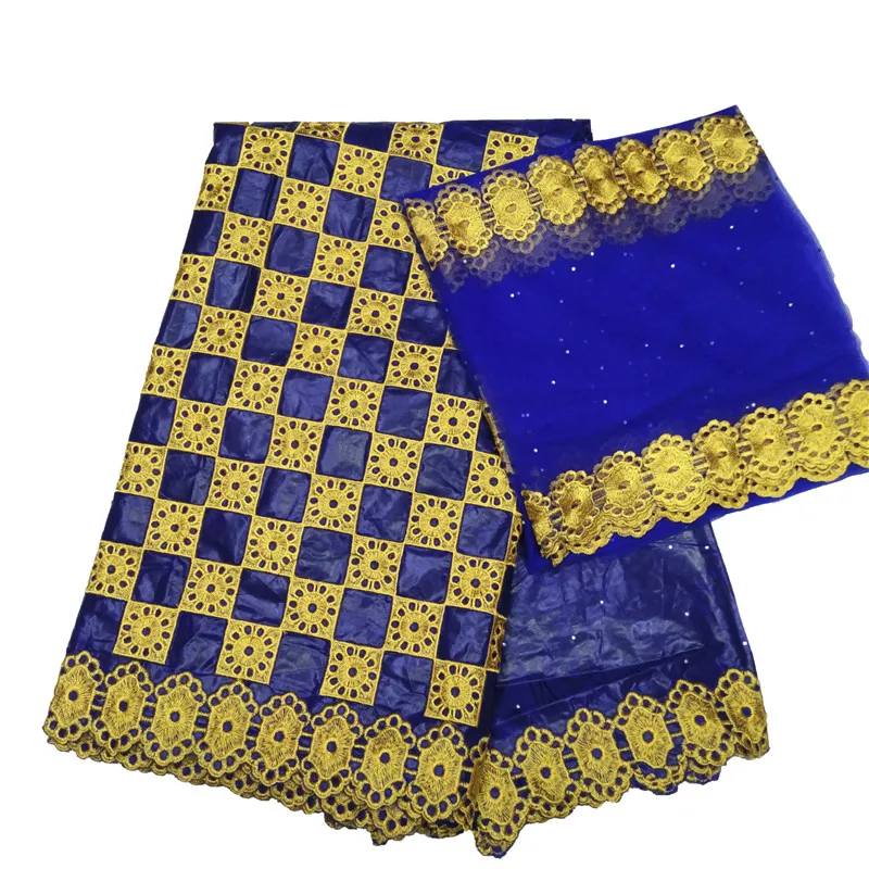 New Design African Bazin Riche Getzner 2019 White/Gold Embroidered Indian Bridal French Cotton Lace Nigerian Fabric | Дом и сад