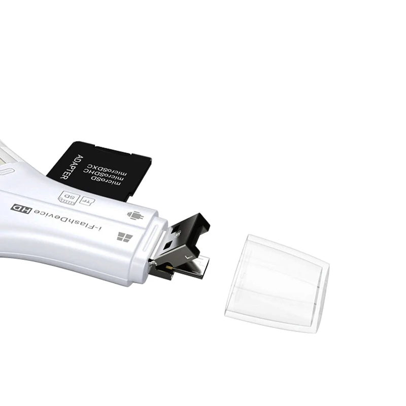 Y образный 4 в 1 Type c/Lightning/Micro USB/USB 2 0 кардридер SD TF для Android iPad/iPhone 7 plus OTG ридер|reader sd|card
