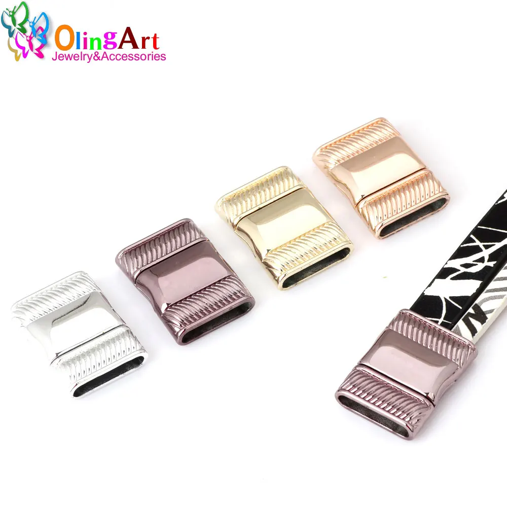 OlingArt 25*18 мм 4 шт./лот Магнитная застежка позолоченный KC/розовое