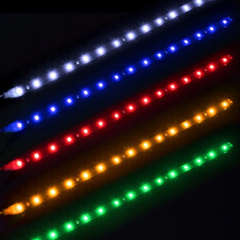 1 шт. 30 см 60 5 светодиодов 3528 SMD полосветильник Гибкая планка под трубкой подсветка