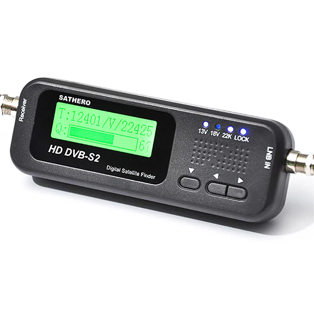 Оригинал Sathero SH-100HD карманный цифровой сатфайндер метр HD DVB S2 USB 2 0 сигнал DVB-S2 DVB-S