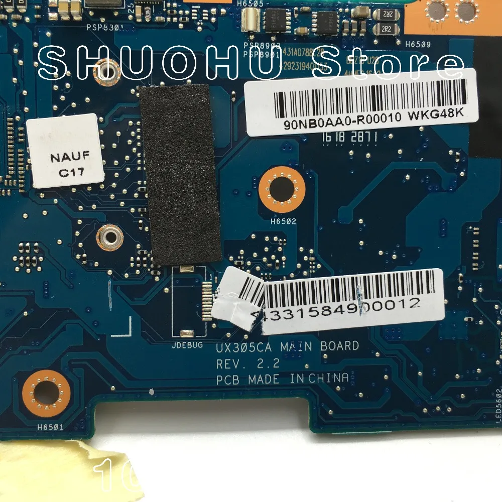 KEFU UX305CA motherboad для ASUS Zenbook UX305C UX305 материнская плата ноутбука протестированная 100%