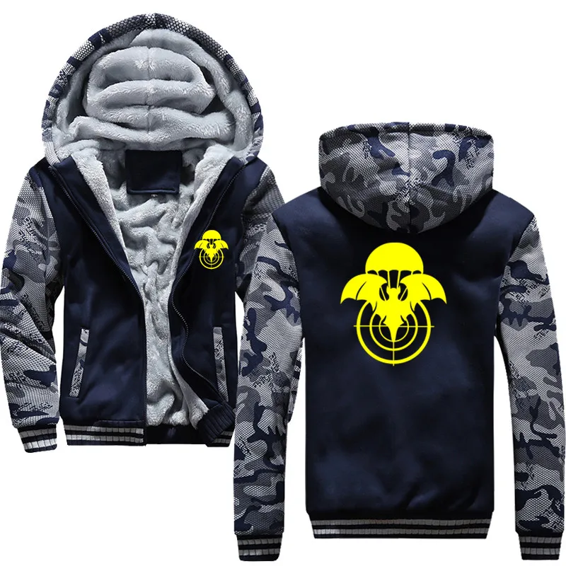 

2019 Winter Hoodies Men VDV Russian Airborne Forces Jacket Zipper Coat Hoodies & Sweatshirts Up-to-date Jacket