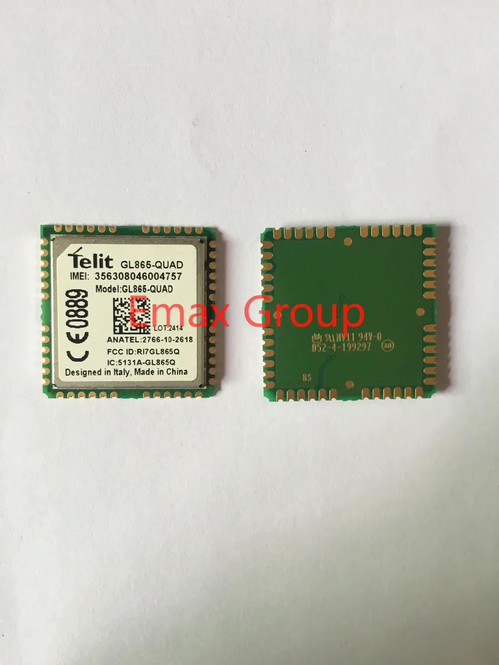 GL865-QUAD GSM GPRS 4 встроенных quad-диапазона модуль для eCall отслеживания безопасности 100%