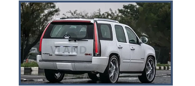 VLAND Заводские задние светильник в сборе для GMC Юкон 2007-2012 2013 для Chevrolet Tahoe/Дачная желтым сигналом поворота