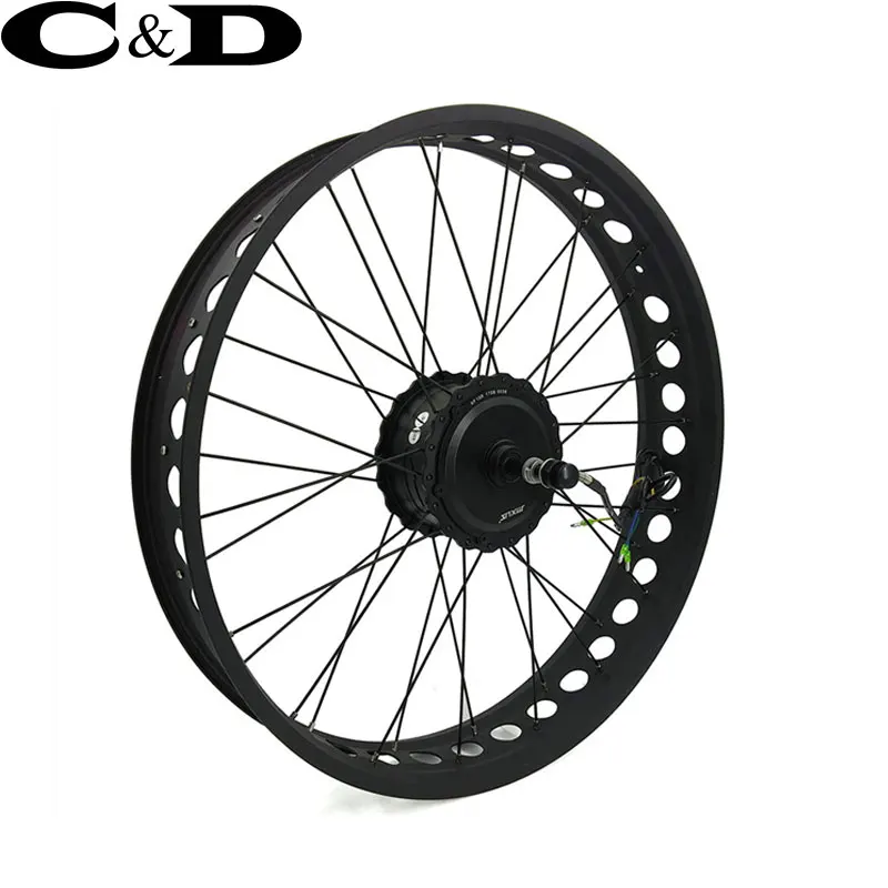 48 в 750 Вт Fat bike e-bike kit комплект для переоборудования электрического велосипеда мотор 2" 26" колеса MXUS бренд для 175 мм 190 мм вилка
