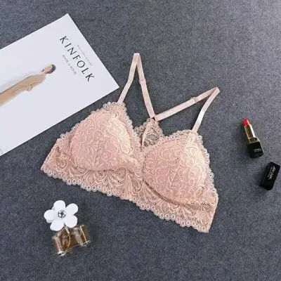 Skin Blinvas, бюстгальтер без косточек, бюстгальтеры для женщин, тонкие, хлопковые, кружевные, A42, черные, белые, y-образные, без застежек, BH, сексуальные бюстгальтеры для женщин, BH - Цвет: Skin