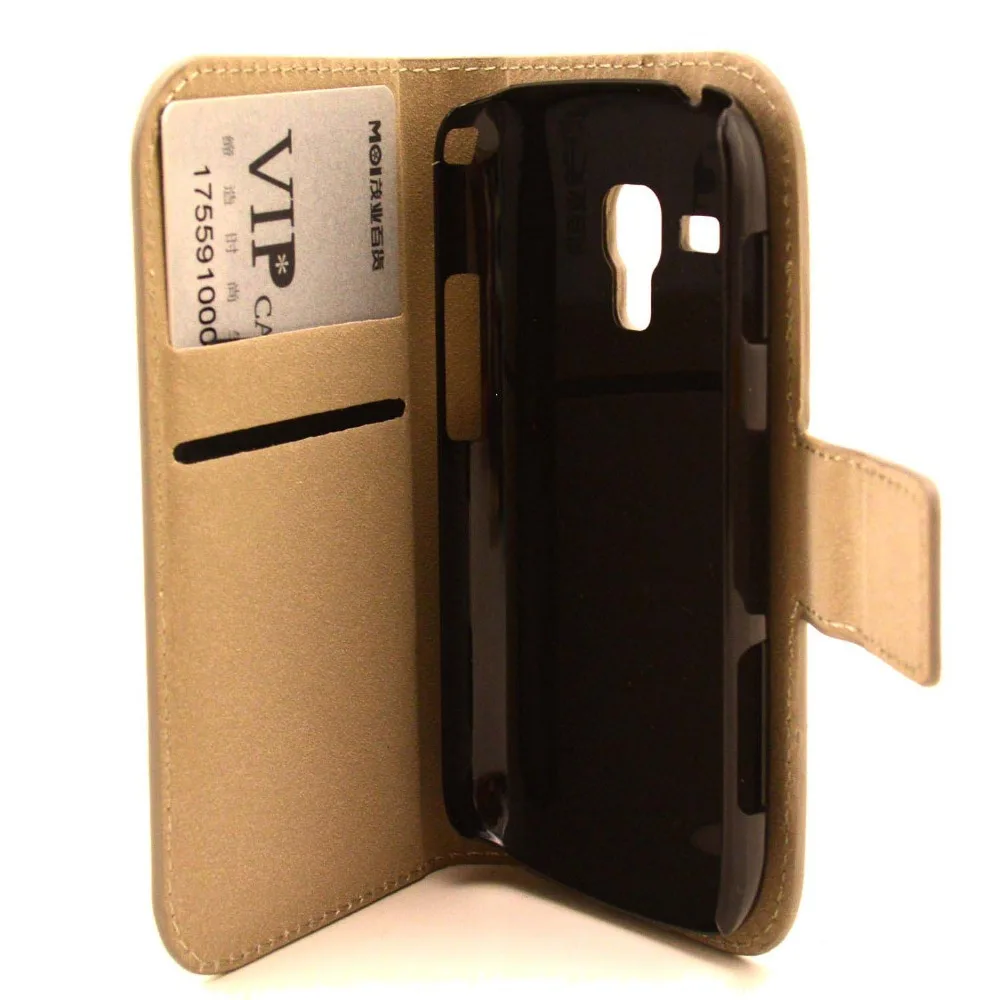 For Samsung GALAXY Trend Duos S 7562 S7562 gt-s7562 Flip Wallet Leather Case Cover for Galaxy Plus S7580 S7582 Phone bags |