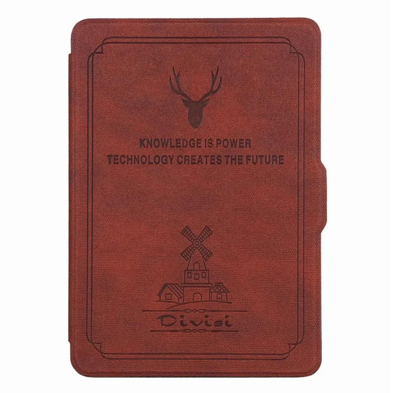 Red Для Amazon Kindle Paperwhite 3 чехол из искусственной кожи Kindle Cover Жесткий задний Авто Пробуждение/спящий Капа гаджет для " Paperwhite 1 2 - Цвет: Red
