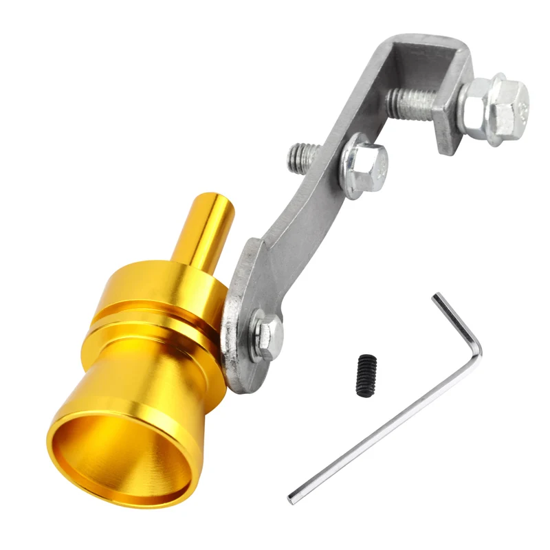 Универсальная автомобильная выхлопная труба SPEEDWOW глушитель со звуком размер M|fake