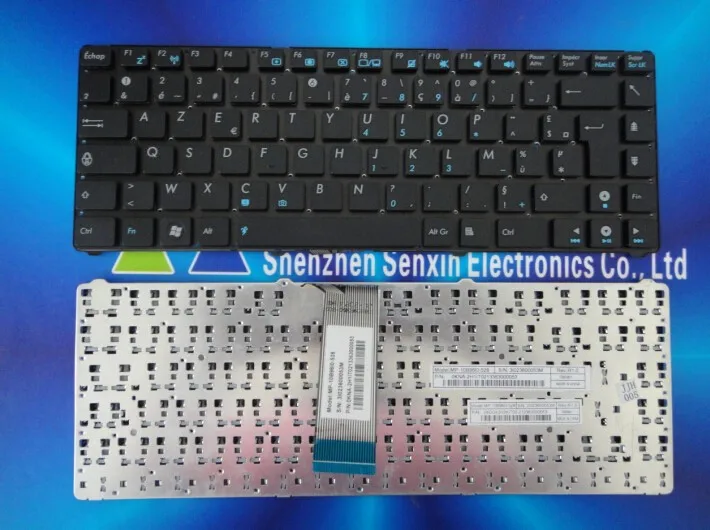 100% новая и оригинальная Французская клавиатура FR для ASUS Eee PC 1225C 1225B 1215B 1215T 1215N UL20