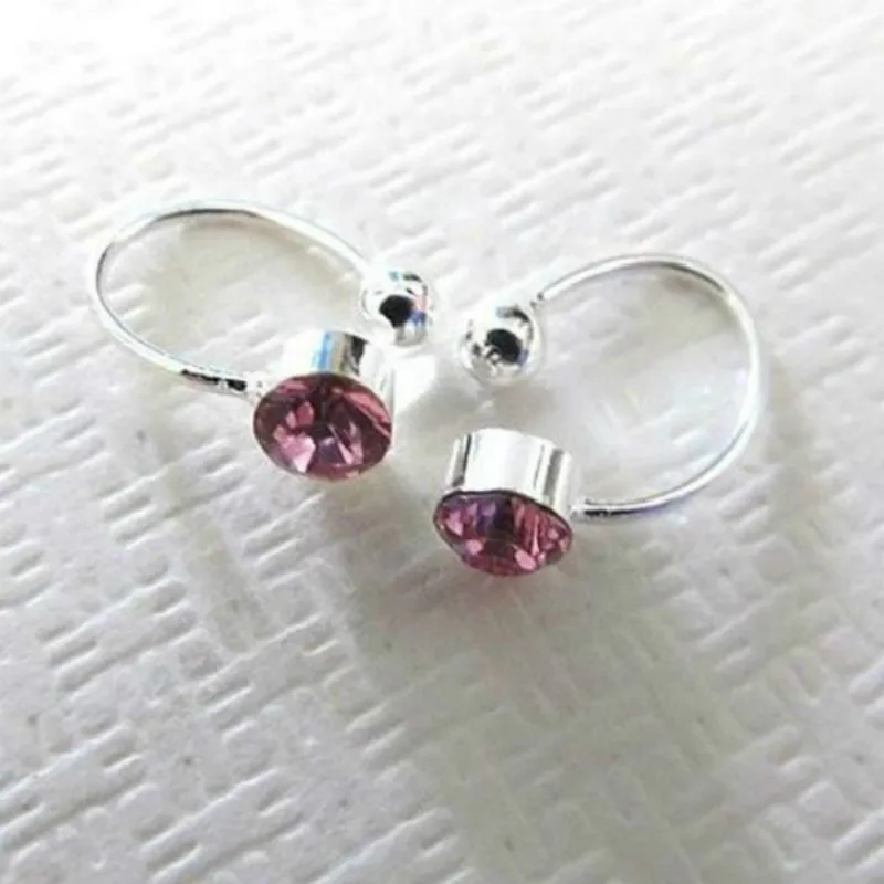 Женские серьги гвоздики из нержавеющей стали 2 шт./компл.|Серьги-клипсы| |