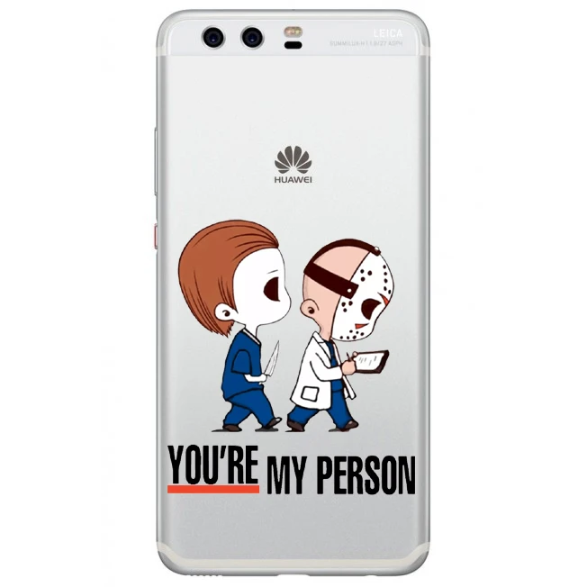 Чехол с надписью "You're My Person", мягкий ТПУ чехол для телефона, чехол для huawei P8 P9 P10 P20 Mate10 20Pro Lite