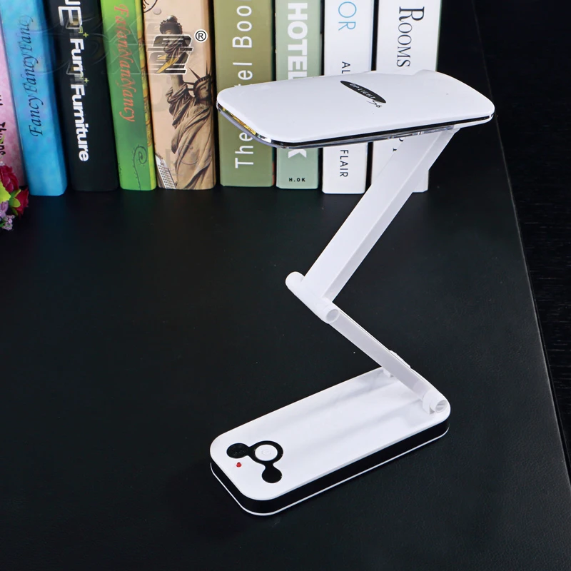 Светодиодный перезаряжаемый Настольный светильник складной с 2 шагами вилкой