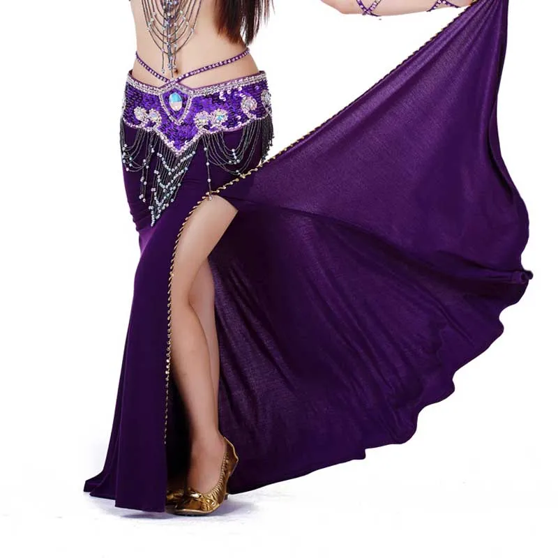 Женский костюм для танца живота юбка с разрезом и выступлений живота|belly dance