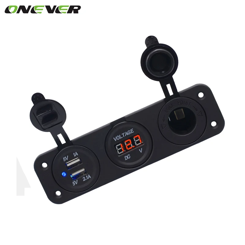 Автомобильное зарядное устройство с двумя usb портами 2 порта разъем для