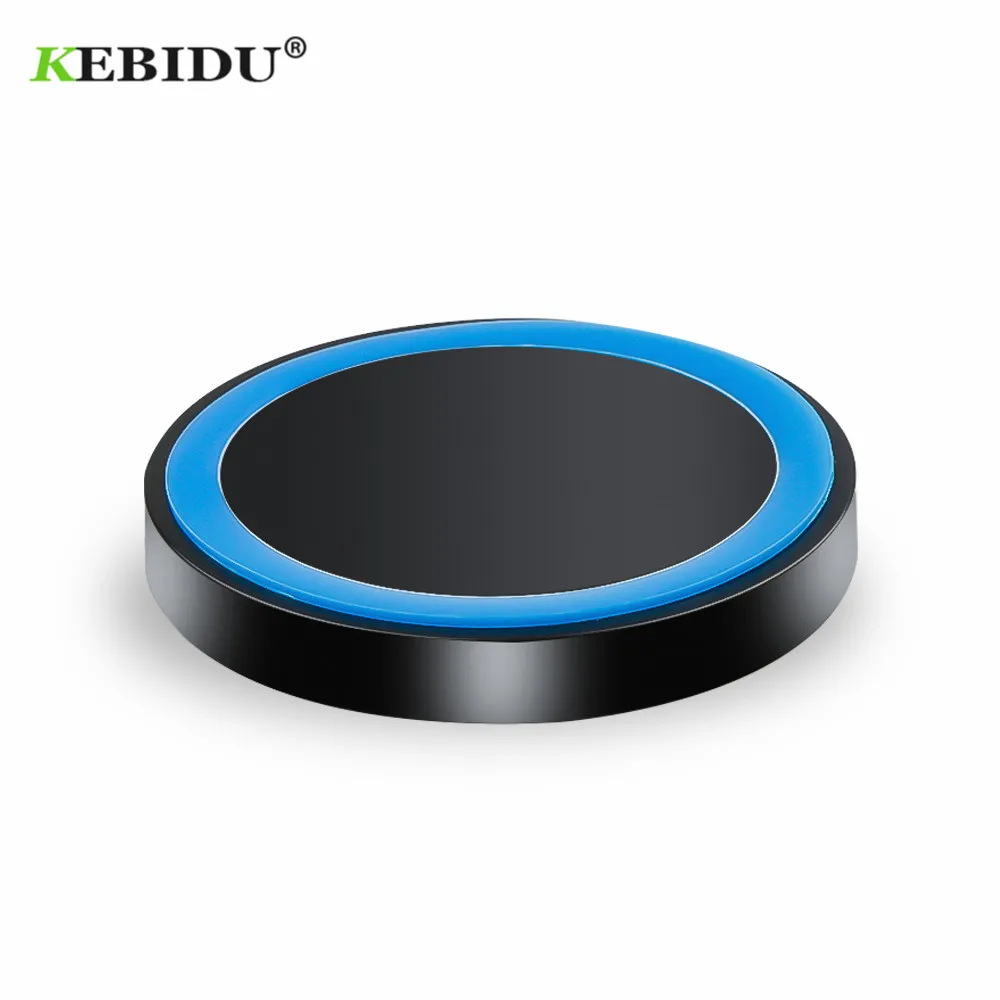 KEBIDU 5W Qi Wireless Charger for iPhone X Xs MAX XR 8 plus Fast Charging For Samsung S9 Round Pad | Мобильные телефоны и